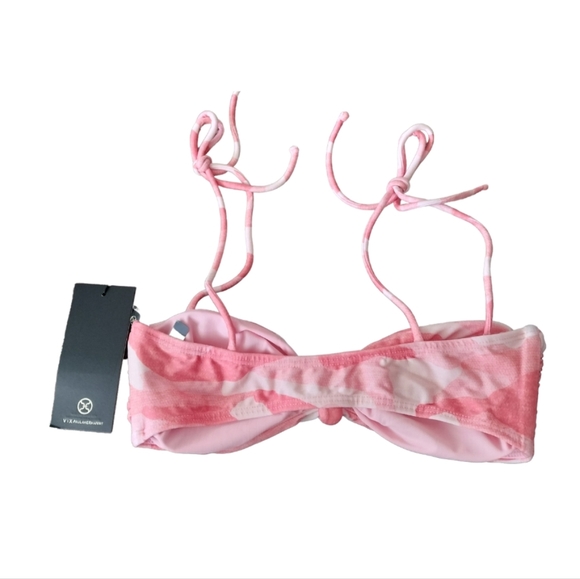 Vix Paula Hermanny Camu Tied Knot Bikini Top & Cheeky Bottom, 8 - Picture 6 of 14